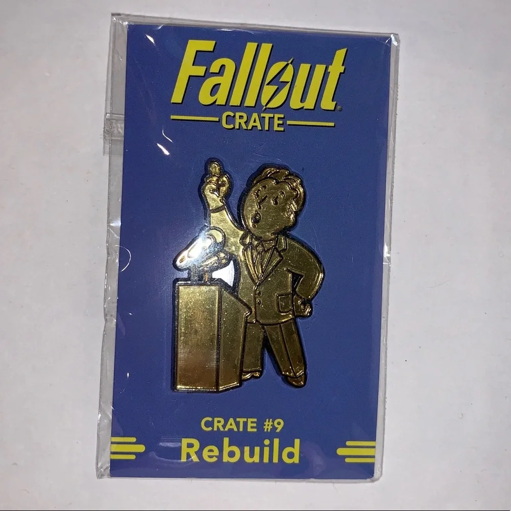 Sealed Fallout Crate #9 Rebuild Pin